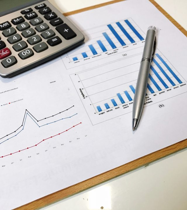 Graph and business.Showing business and financial report. Accounting